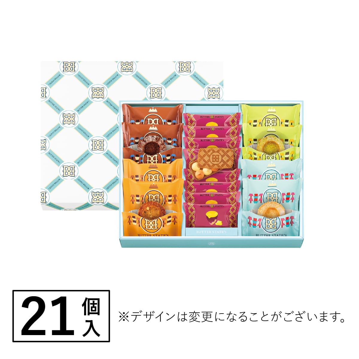 バターステイツコレクション 21個入