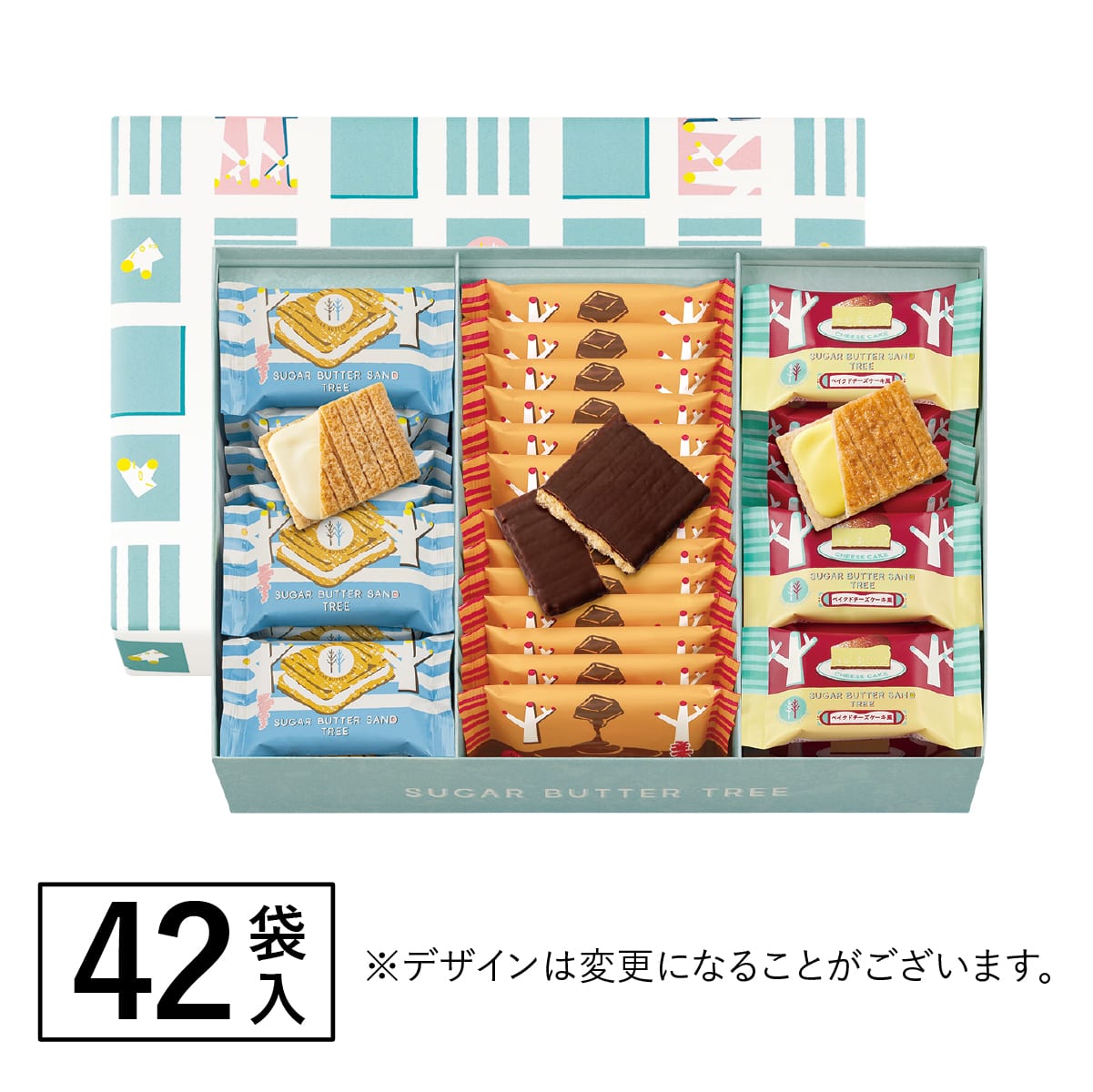 シュガーバターの木 コレクション 42袋入: パクとモグ | HANEDA