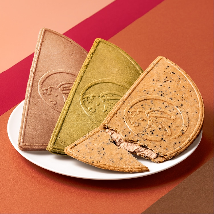 鎌倉半月 三色詰合せ＜ごま半月入＞　20枚入