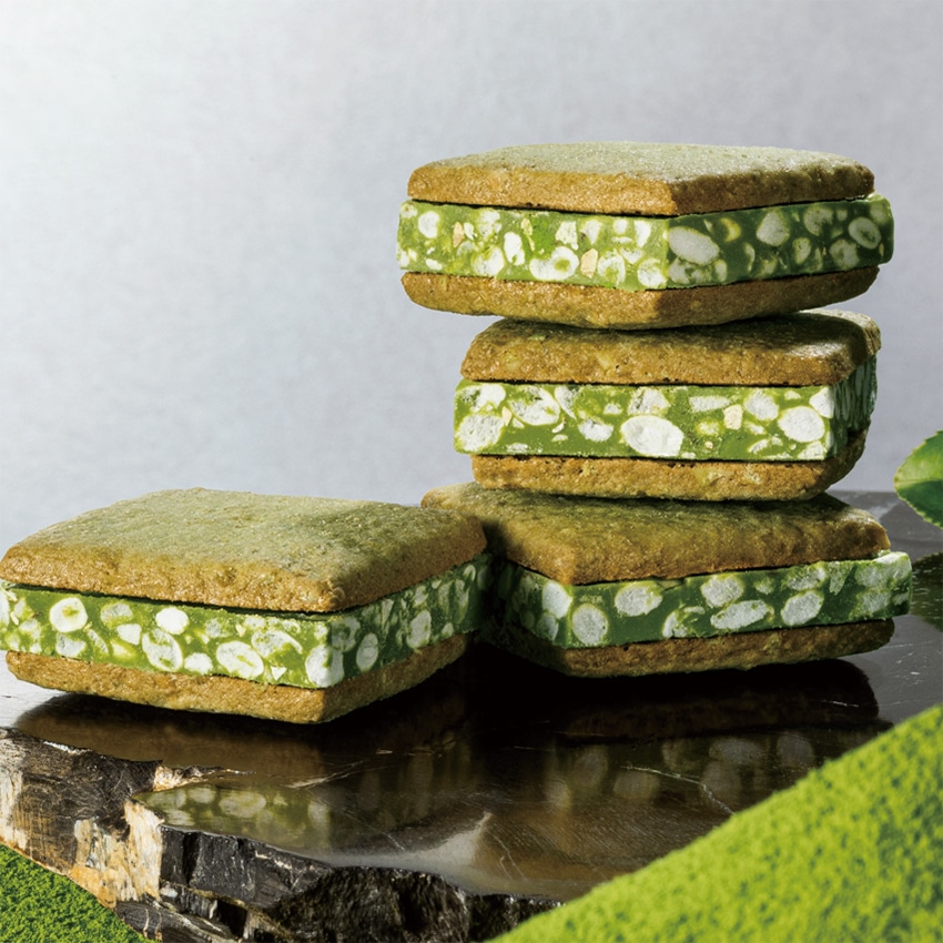 お抹茶ショコラサンド 茶の福　8個入