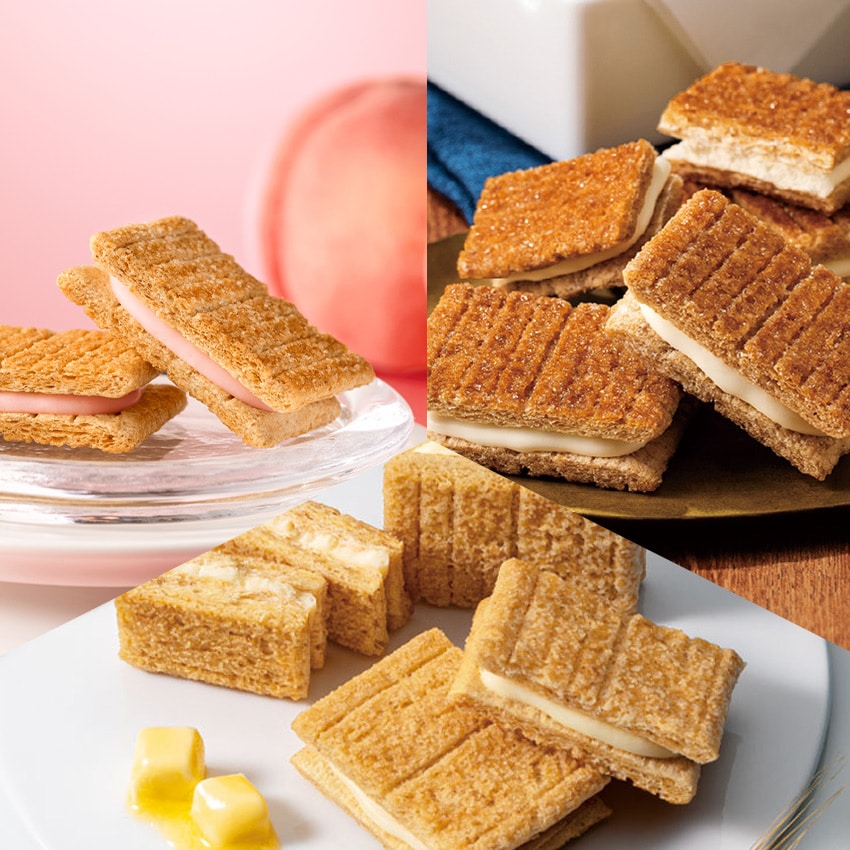 シュガーバターの木発酵焦がしバター詰合せ＜白桃ミルクショコラ入り＞　20個入