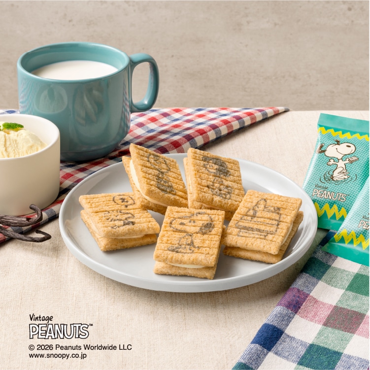 スヌーピー シュガーバターサンドの木　7個入