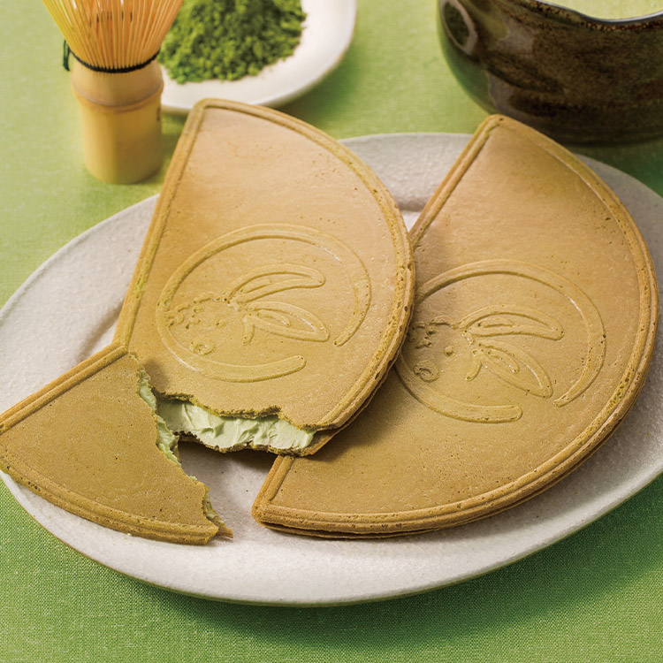 鎌倉半月 サービスパック[抹茶]　10枚入