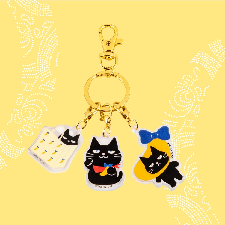 東京ばな奈ぶにゃんこ アクリルキーホルダー　 1個