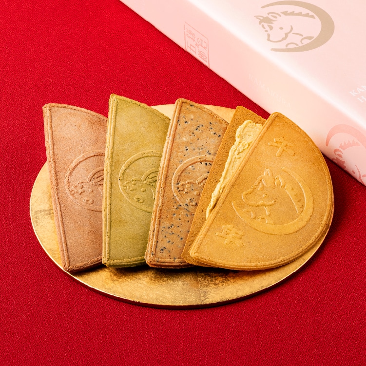 鎌倉半月 四色詰合せ＜午年半月入＞　30枚入