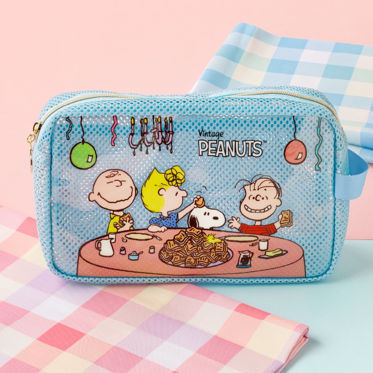 スヌーピー シュガーバターの木 メッシュポーチ　1個