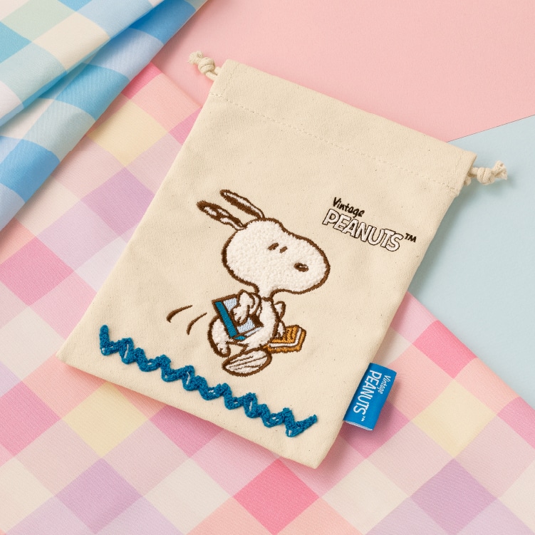 スヌーピー シュガーバターの木 巾着　1個