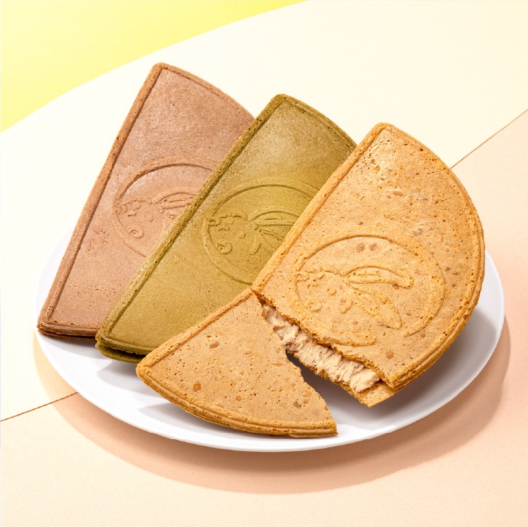 鎌倉半月 三色詰合せ＜ぴーナッツ半月入＞　15枚入