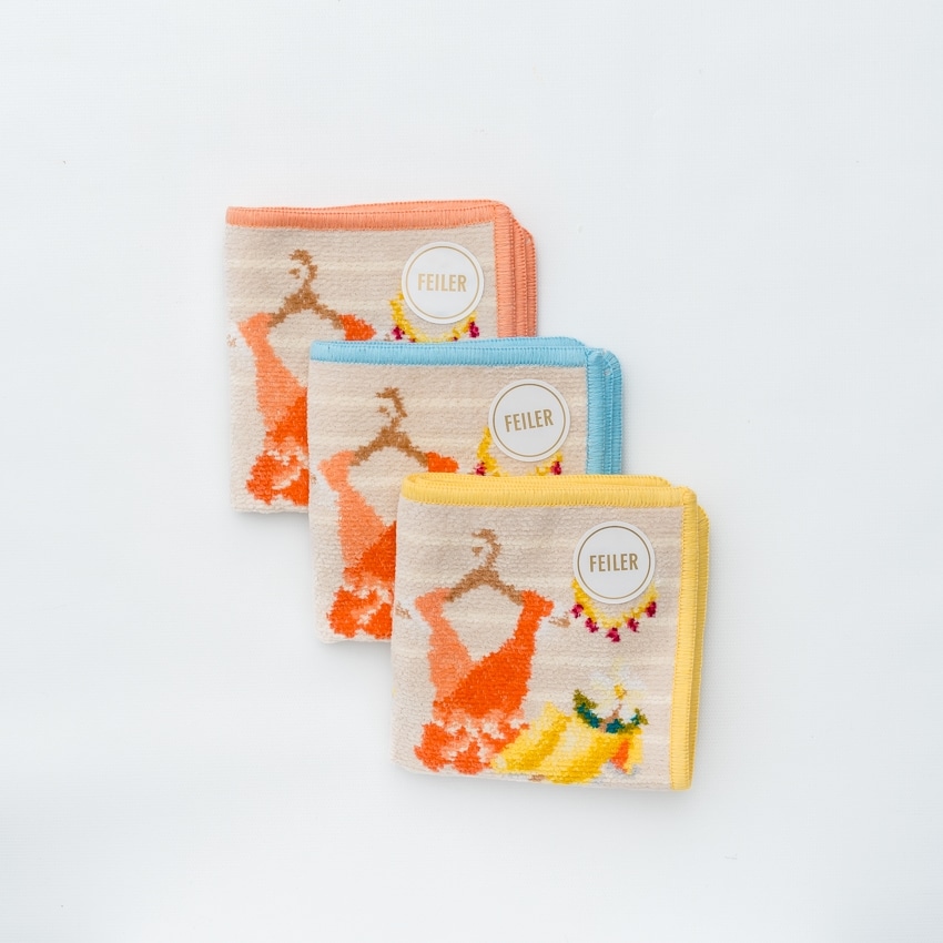 FEILER「ISETAN HANEDA SHOPPING ベージュ/イエロー」 ベージュ/イエロー