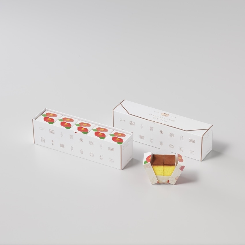 フクサヤキューブ ギフトセット（椿パッケージ） 5個入(5個入): HANEDA