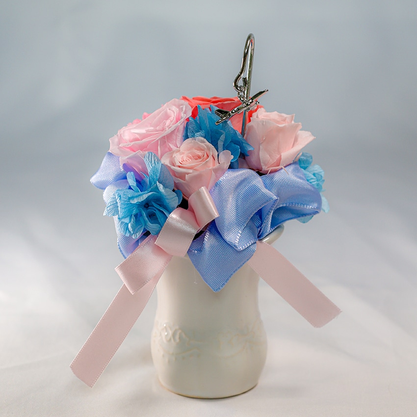 プリザーブドフラワー　空色（青）