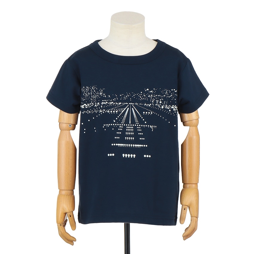 半袖Tシャツ「LANDING」（ランディング）羽田限定カラーネイビー