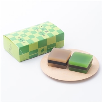 季の羊羹　抹茶・ほうじ茶　2個入