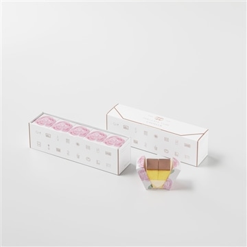 フクサヤキューブ　ギフトセット（ローズパッケージ）　5個入