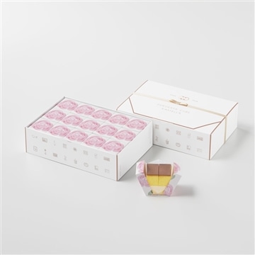 フクサヤキューブ　ギフトセット（ローズパッケージ）　15個入