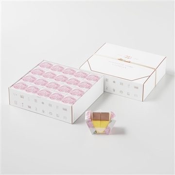 フクサヤキューブ　ギフトセット（ローズパッケージ）　20個入