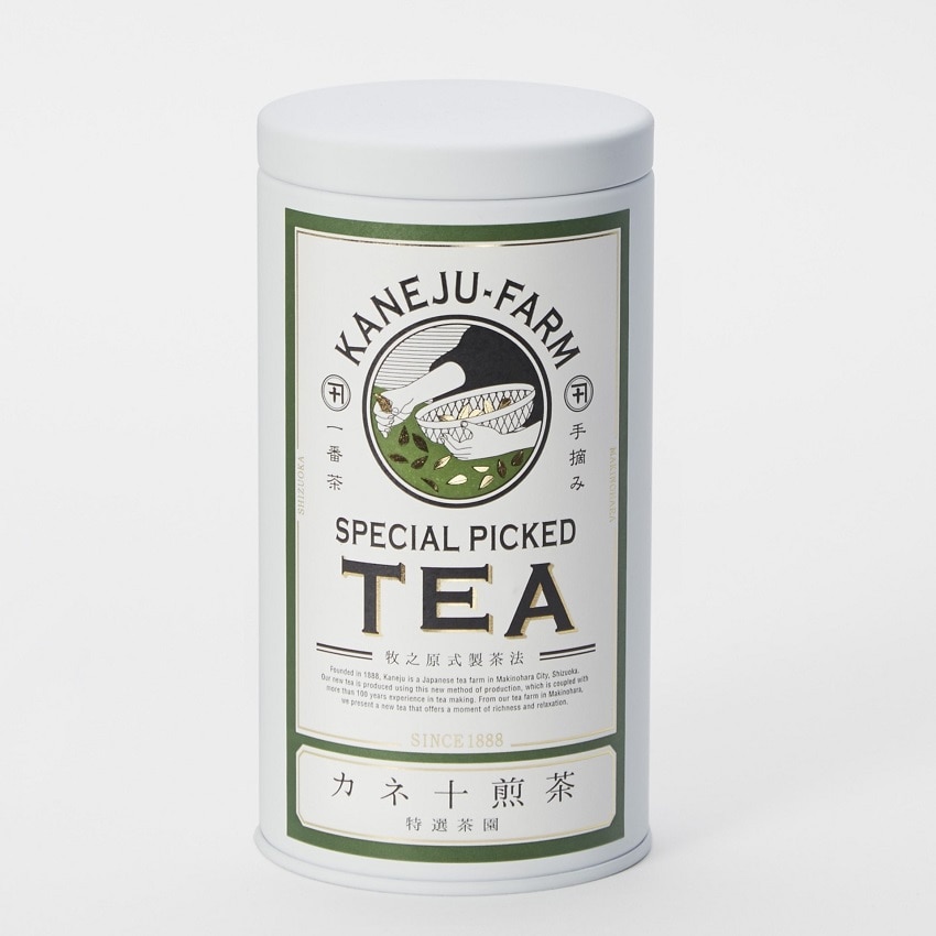 カネ十農園 煎茶 特選茶園　缶入