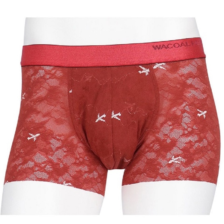 WACOAL MEN×ISETAN HANEDA STORE レースボクサー「ボクサーパンツ（前閉じ）オレンジ ３Lサイズ」