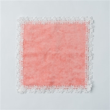 近沢レース店×伊勢丹「羽田空港限定タオルハンカチ (伊勢丹/ピーチ)」