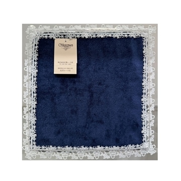 近沢レース店×伊勢丹「羽田空港限定タオルハンカチ (伊勢丹/ネイビー)」