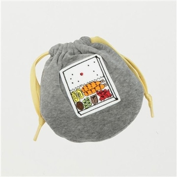 LUDLOW　HANEDA exclusive おべんとうポーチ　グレー