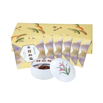 錦松梅 有田焼容器入　60g・小袋　6袋入