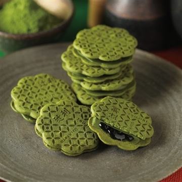 辻利 お濃い抹茶サンド 6枚入