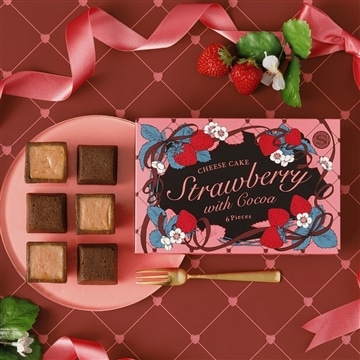 いちごチーズケーキwithココア　6個入