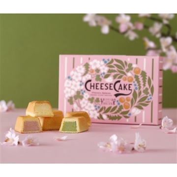 チーズケーキ3種 各2個入（さくら・プレーン・抹茶）