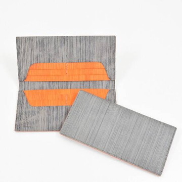 束入れ　グレー×オレンジ