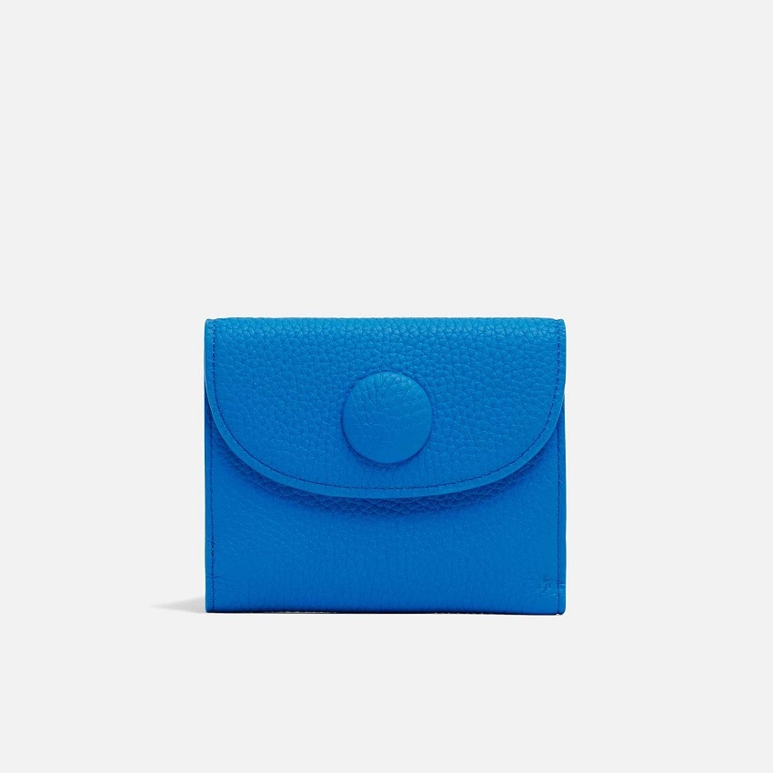 MANACO二つ折財布（青）