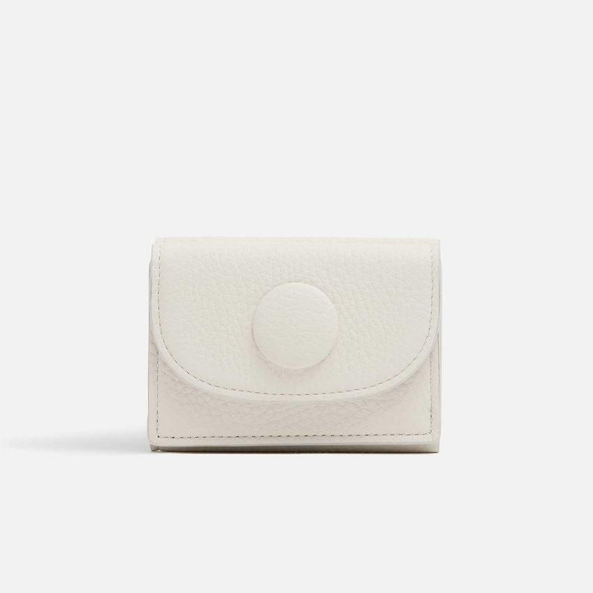 MANACO三つ折財布（アイボリー）