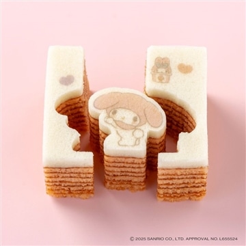 マイメロディの型ぬきバウム（いちご味）