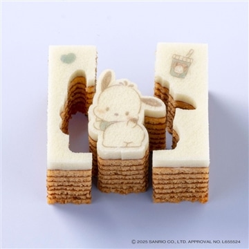 ポチャッコの型ぬきバウム（メープル味）