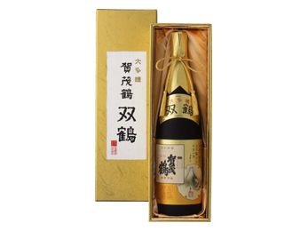 賀茂鶴酒造 賀茂鶴 大吟醸 双鶴 化粧箱入り 1.8L x1