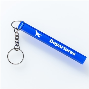 Departuresキーホルダー (青＋白)