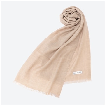 HANEDA X GOBI　オリジナルストール（薄手）　オーガニックウォームグレー/1000番