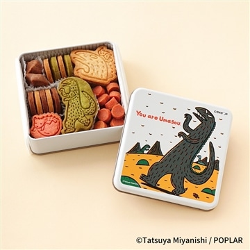 『おまえうまそうだな』のウマソウなクッキー缶　200g