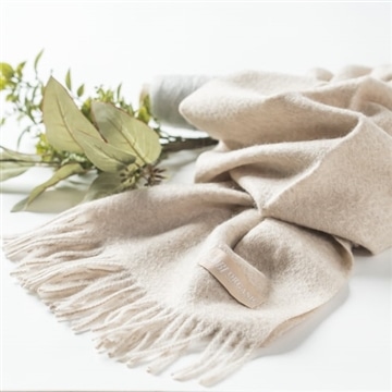 GOBI　カシミヤマフラー　オーガニックウォームグレー/1000番