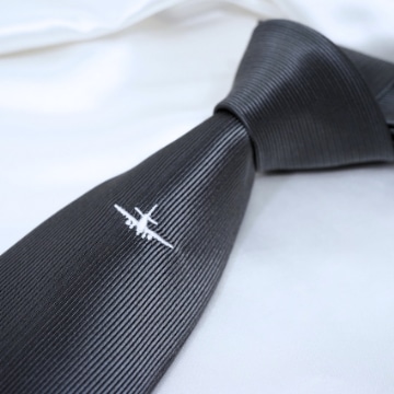 HNDオリジナルネクタイ<センター /グレー>