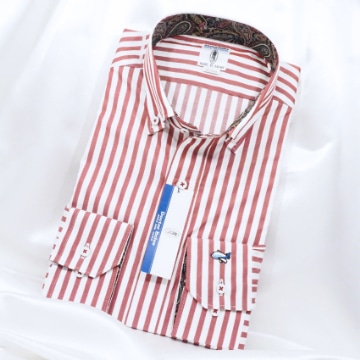 HNDオリジナルシャツ<カフスキャラ刺繍/赤L>