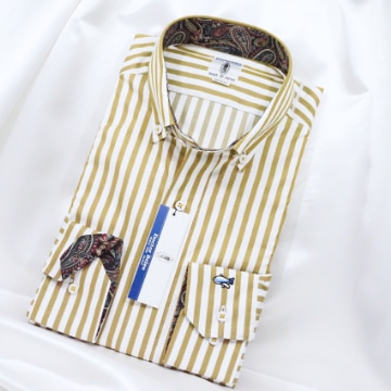 HNDオリジナルシャツ<カフスキャラ刺繍/ベージュLL>