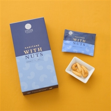 かきたねWITH NUTS 海鮮風塩だれとかつお節カシューナッツ　6袋入
