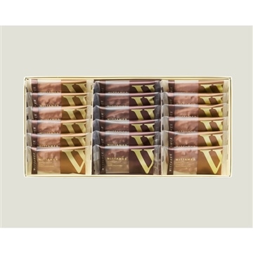 マカダミア・ショコラ(ミルク＆ダーク)　18枚入