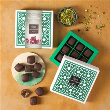 チョコレートピスタチオターキッシュディライト 9個入