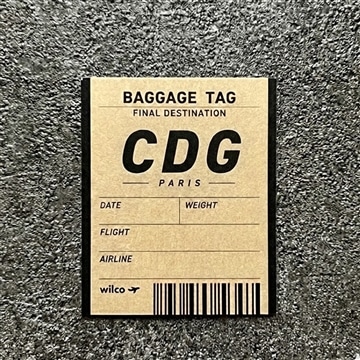 【wilco】ステッカー CDGタグ (クラフト紙)