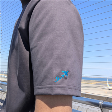 HNDオリジナルドレスTシャツ（日本製)　茶〈LLサイズ〉