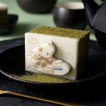 ひこうきパンダバウム（宇治抹茶味）