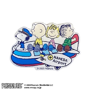 SNOOPY「羽田限定アクリルマグネット(飛行機みんな)」