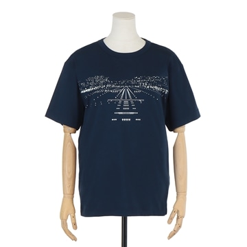 半袖Tシャツ「LANDING」（ランディング）羽田限定カラーネイビー　男女兼用LLサイズ